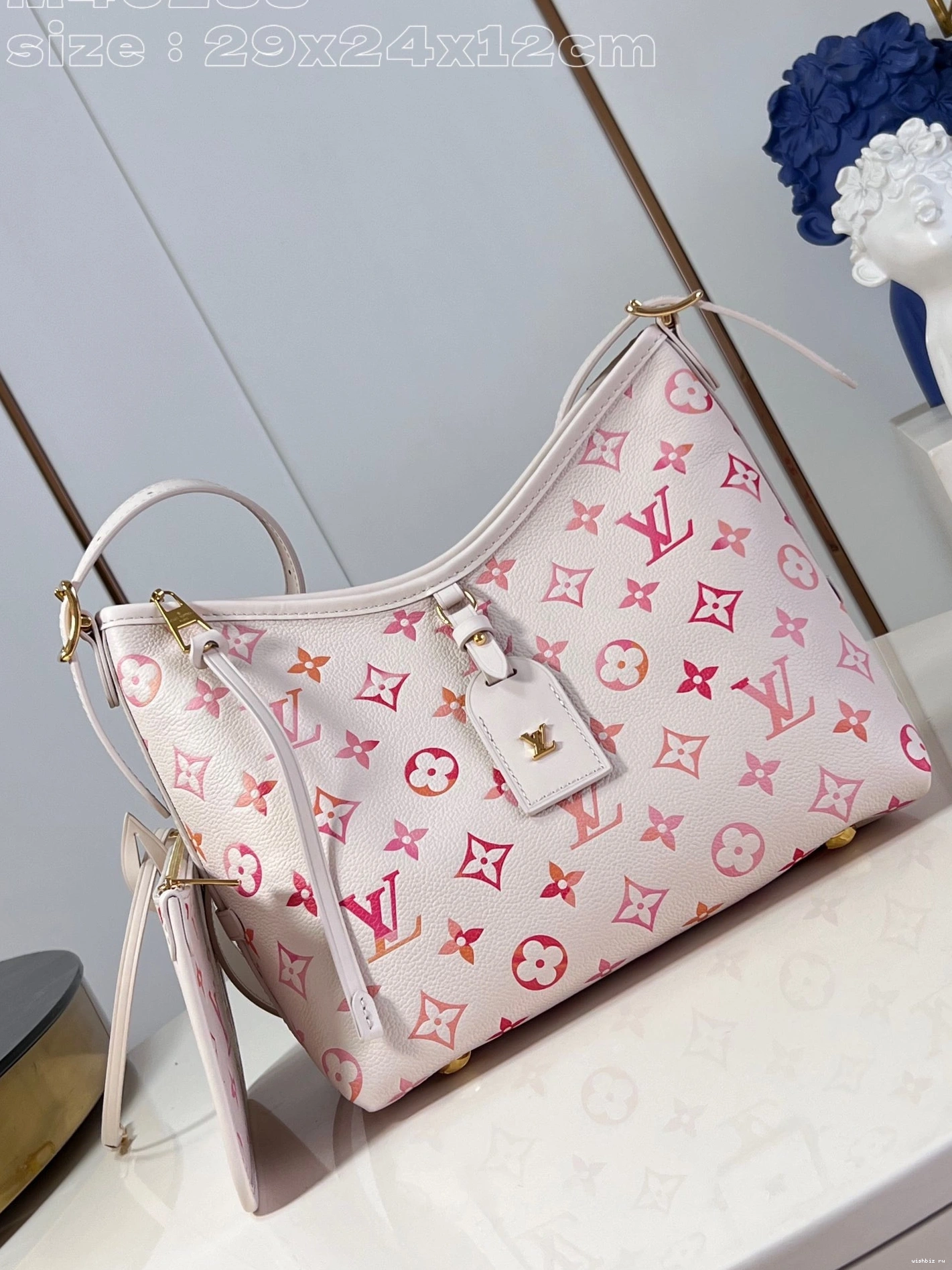 WIS VUITTON CARRYALL PM-29*24*12cm LOUIS 1024